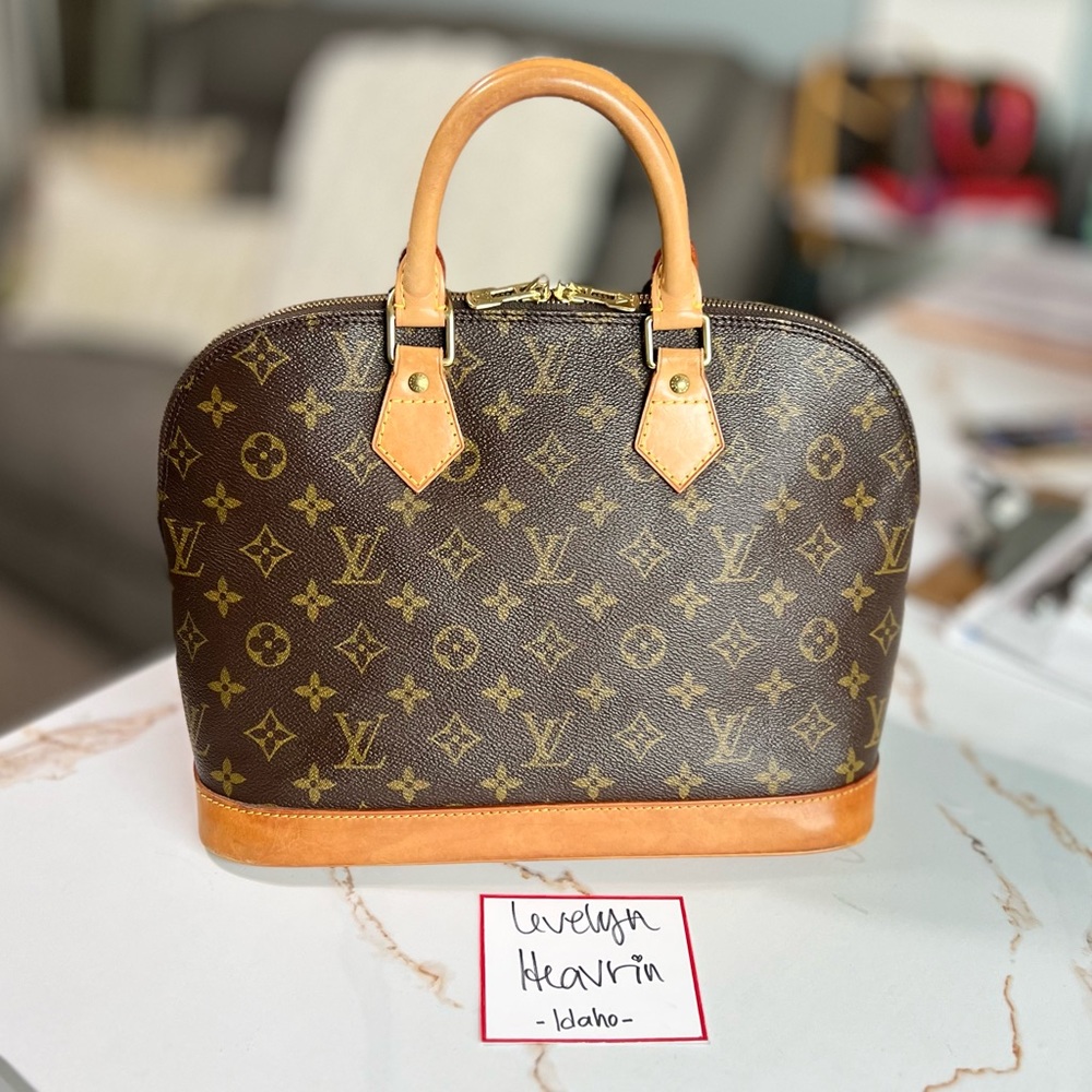 Authentic Louis Vuitton Alma PM Monogram